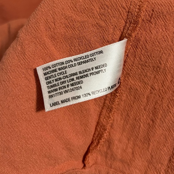 Universal Thread Rust Ruffle Strap Cotton Mini Dress Boho Cottagecore Fall - Picture 6 of 9